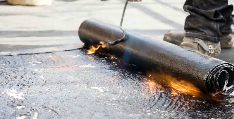 Single Ply Roof Installation detail